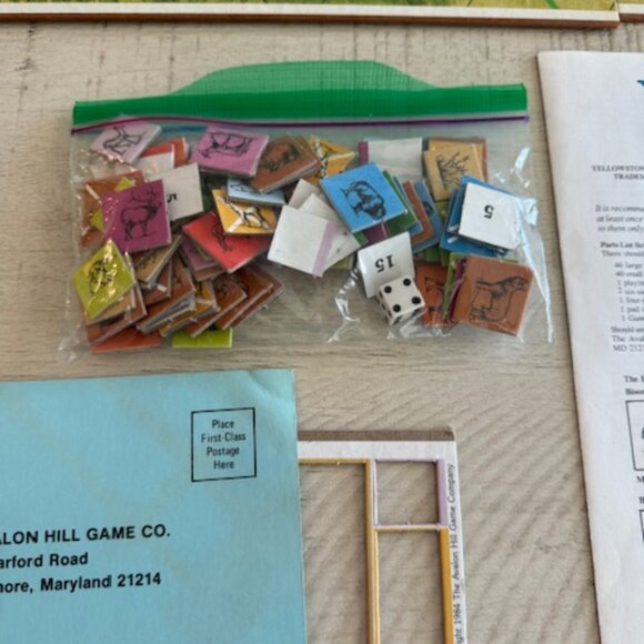 Vintage 1985 Avalon Hill Yellowstone - Picture 3 of 11